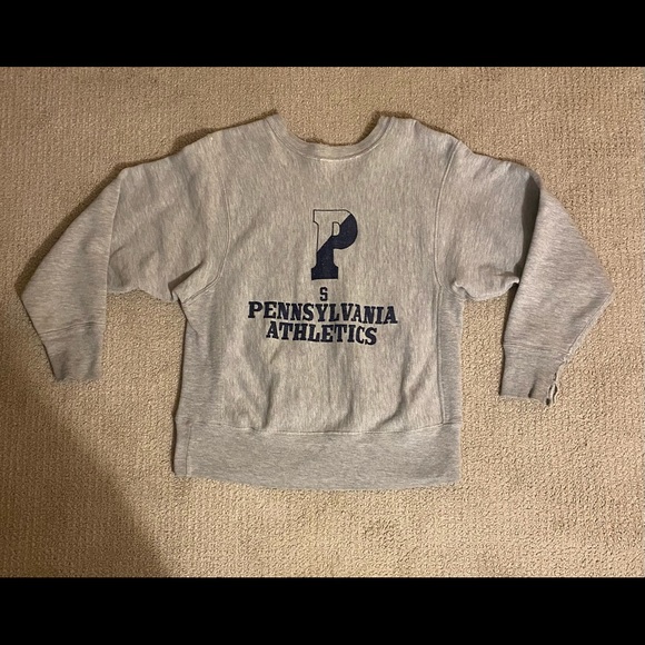 Vintage  UPenn athletics distressed crewneck - Picture 1 of 1